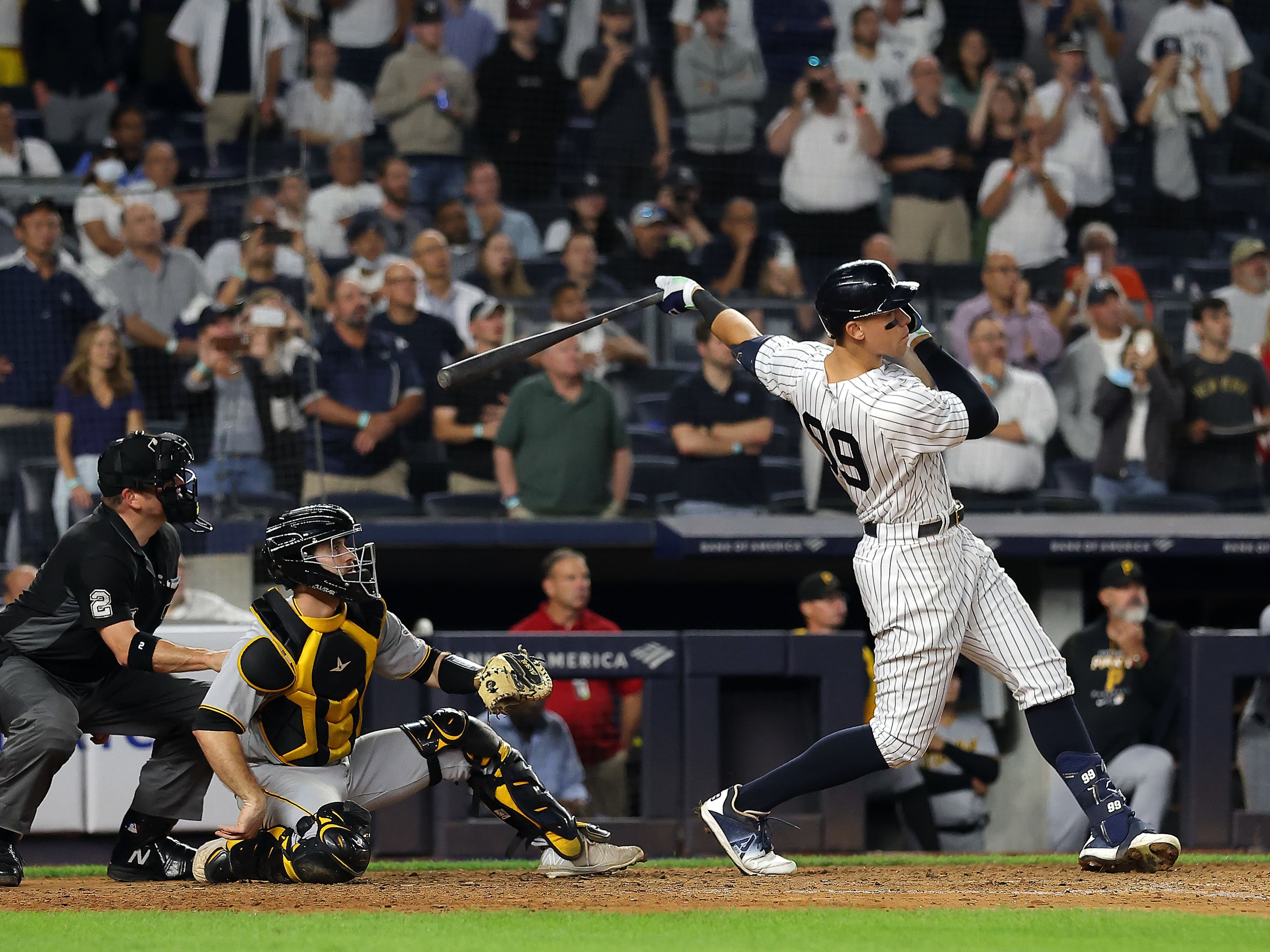 Aaron Judge hits a home run